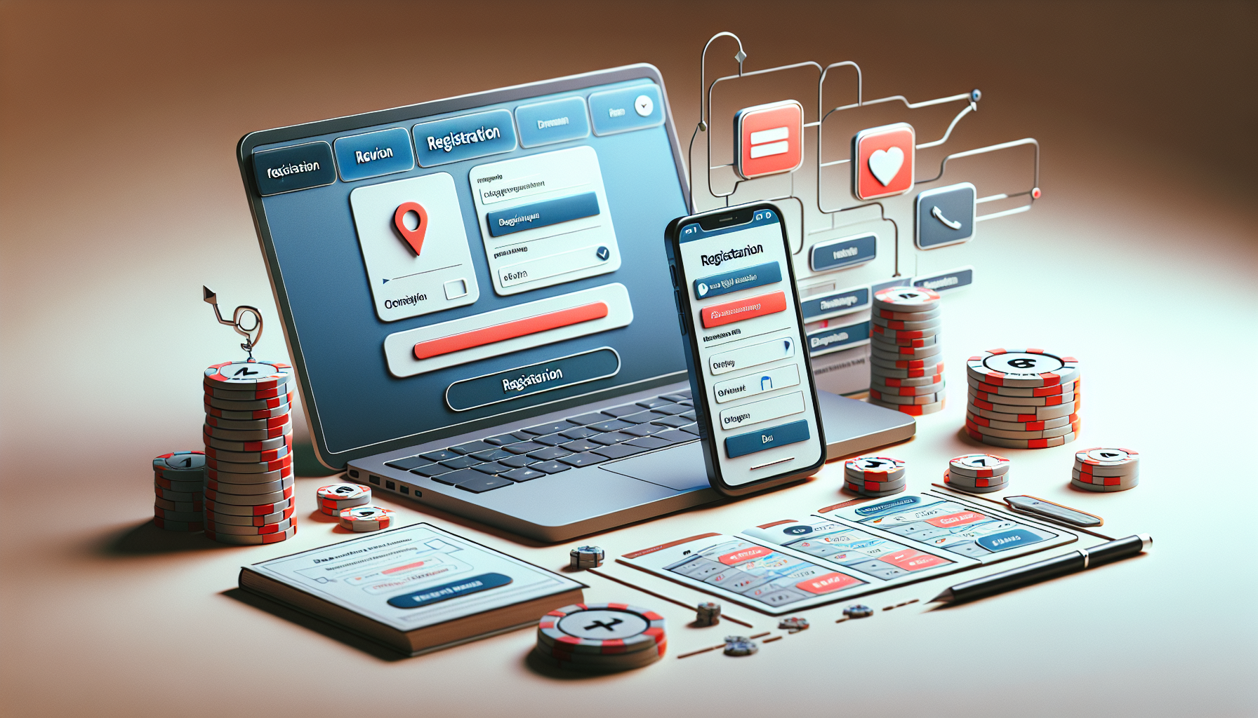 Guía visual paso a paso para registrarse en BetWarrior desde Argentina.