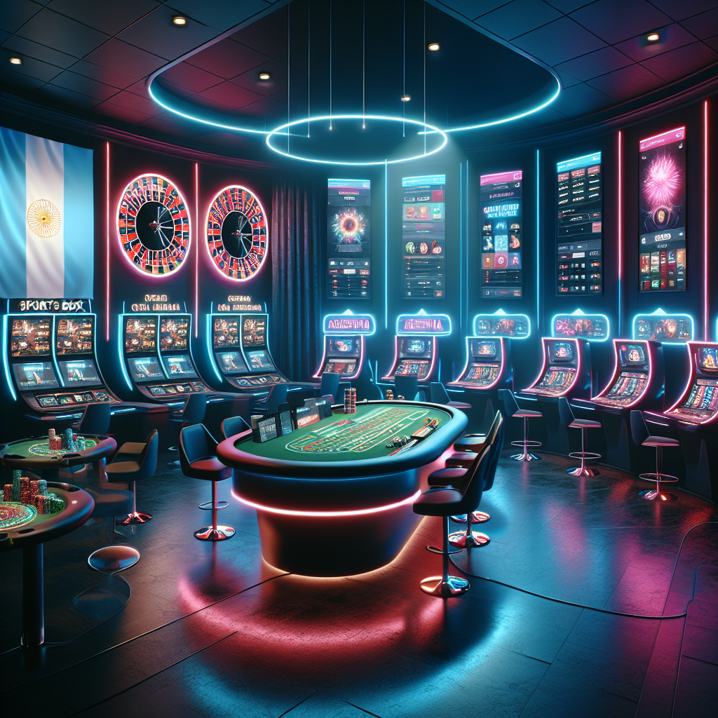 Banner promocional de Betwarrior con casino, bonos y ambiente argentino moderno