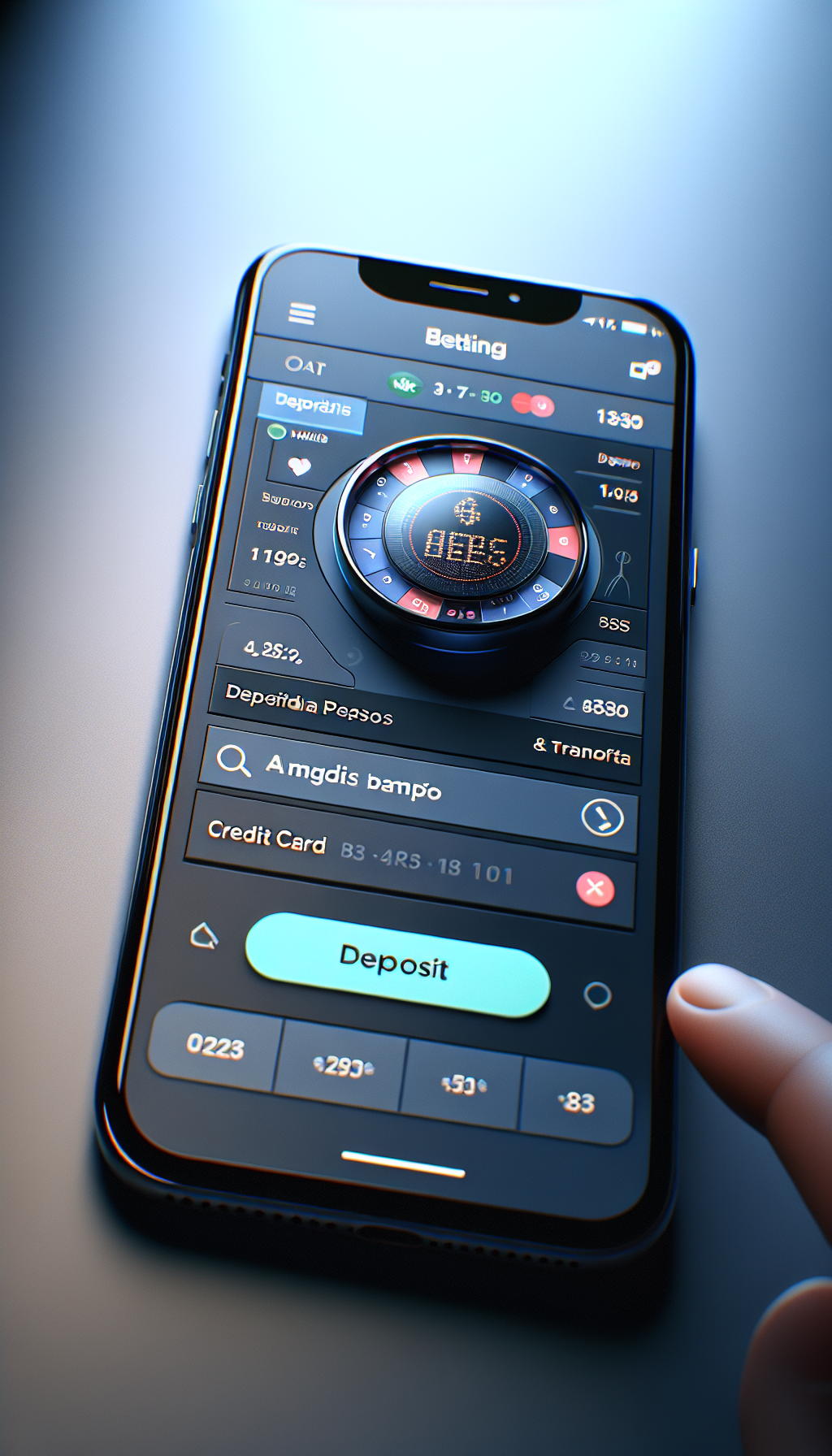 Interfaz de depósito en BetWarrior mostrando opciones de pago en ARS