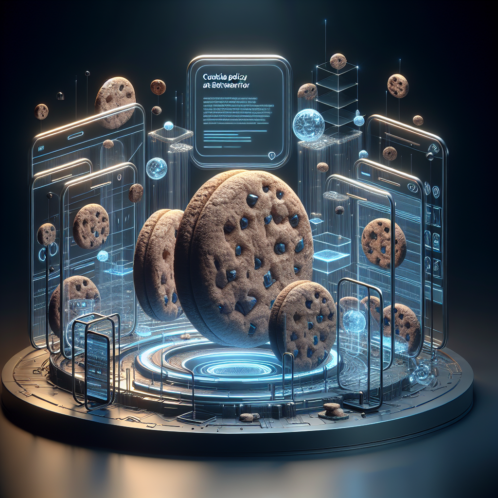 Banner de política de cookies en entorno digital seguro de BetWarrior