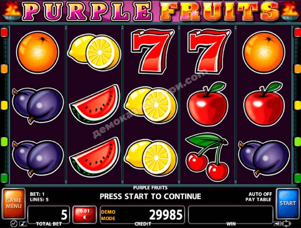 Types of free fruit games
